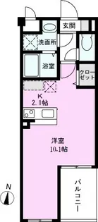 ブルー・マリヌ【2階】の間取り