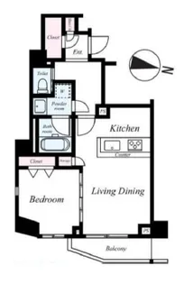 MAXIV scene 墨田【4階】の間取り