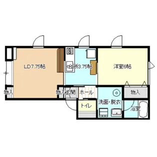 ジラソーレI【2階】の間取り