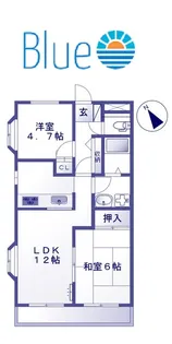 リビオン【4階】の間取り