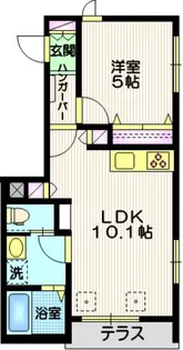 シャノアール【1階】の間取り