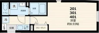 GATE Residence Mitaka【3階】の間取り
