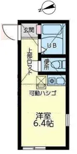ユナイト弘明寺カールシュミット【2階】の間取り