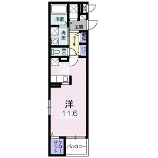 フルール アベニュー【3階】の間取り