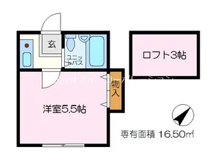 レオパレス金沢文庫第3 パート2【2階】の間取り