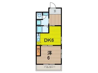 ラビエール常盤【7階】の間取り