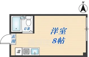 ユーケンビル2【3階】の間取り