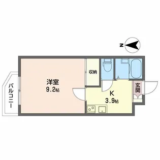 グランドール小松島【2階】の間取り