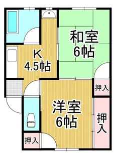 石橋荘【1階】の間取り