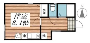 サニーヴィラ代田橋【1階】の間取り