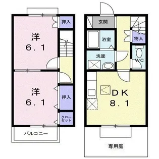 ベルク【1階】の間取り