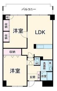 グランデ元塩【8階】の間取り