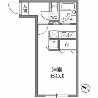 ZESTY小石川【2階】の間取り