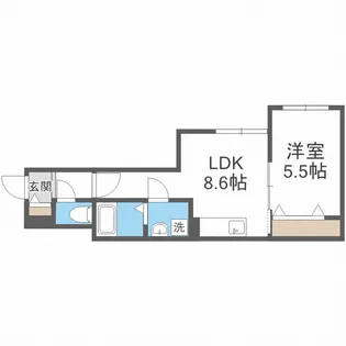 ASTER TOYOHIRA【2階】の間取り