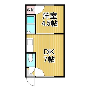 エース豊川【1階】の間取り