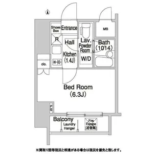 コンフォリア押上【9階】の間取り