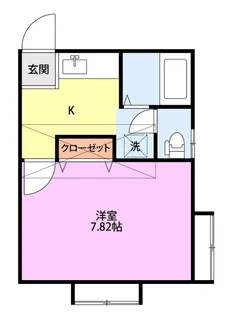 ジュネスIII【1階】の間取り