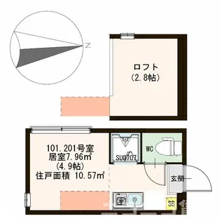 グレース桜上水【2階】の間取り