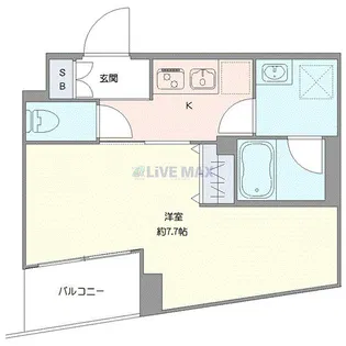 スタイリオ東品川【5階】の間取り