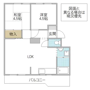 SHIRAUME TERRACE【シラウメ テラス】 A棟【1階】の間取り