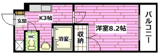 ベラカーザ祇園【1階】の間取り