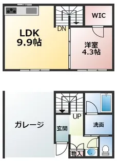 regalo Villettaの間取り