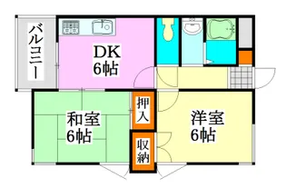 津田沼ホームズ【2階】の間取り