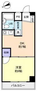 レジデンス松の木【5階】の間取り