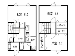 メイプルハイツの間取り