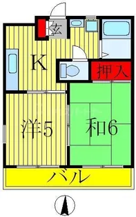グランディーコート江戸川台【3階】の間取り