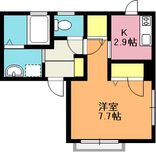 【SHM】ミットハウス【2階】の間取り