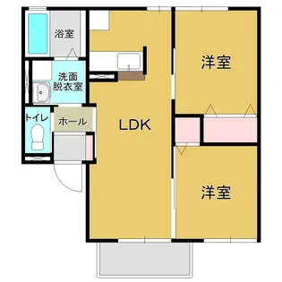 LIEN 楓雅【2階】の間取り