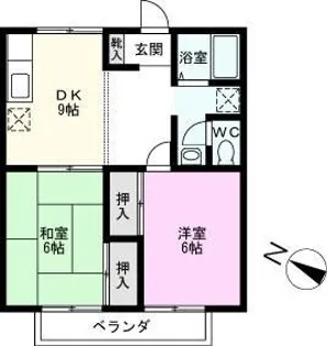 マインドハイム春日部2期【2階】の間取り