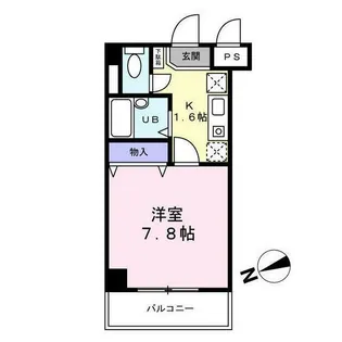 ベルデュール宮前平【5階】の間取り