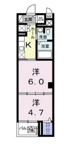 グレースヒルズ下馬【3階】の間取り