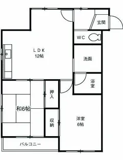 マンション蔵【2階】の間取り