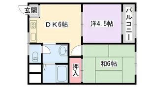 イズミビル【4階】の間取り