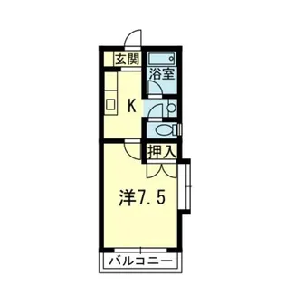 リーベムサシ【2階】の間取り