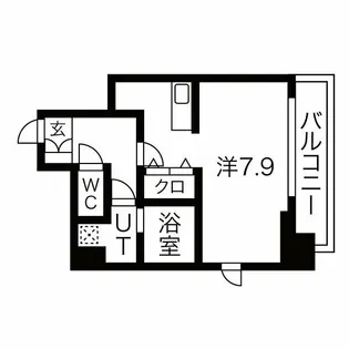 エイペックス四天王寺I【11階】の間取り