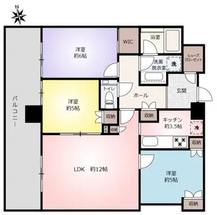 宇都宮PEAKS【23階】の間取り