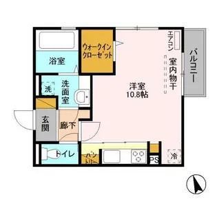 メゾンたくみ【1階】の間取り