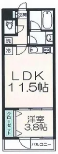 クリフビレッジG棟【2階】の間取り