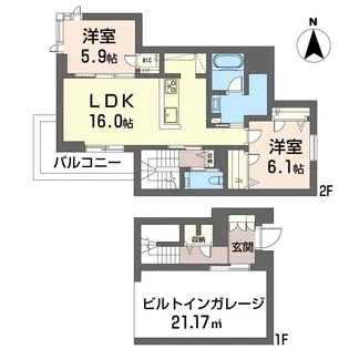 ハレ アネラの間取り