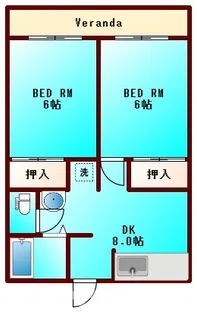 セグラ山城【3階】の間取り