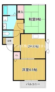 宏陽ハイツ【2階】の間取り