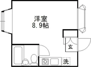 ミルフィーユ富ヶ谷【1階】の間取り