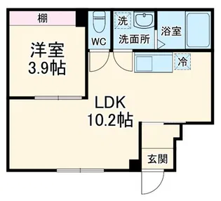 リミニ【1階】の間取り