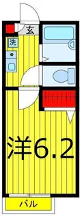 サンモール堀切【2階】の間取り