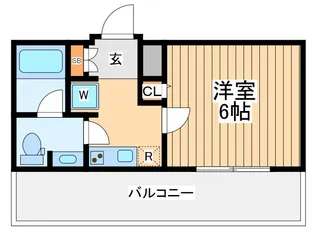プレミアムキューブ川崎【4階】の間取り