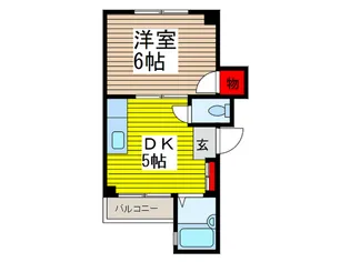 コ-ポシンエイの間取り